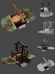 Asian old bridge