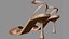Round-Toe Ankle-Strap Spool-Heel Stiletto Sandals 15