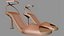 Round-Toe Ankle-Strap Spool-Heel Stiletto Sandals 15
