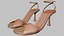 Round-Toe Ankle-Strap Spool-Heel Stiletto Sandals 15