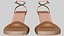 Round-Toe Ankle-Strap Spool-Heel Stiletto Sandals 15