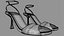 Round-Toe Ankle-Strap Spool-Heel Stiletto Sandals 15