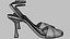 Round-Toe Ankle-Strap Spool-Heel Stiletto Sandals 15