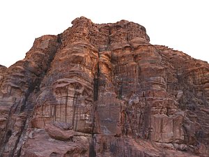 wadi rum mountains mars model