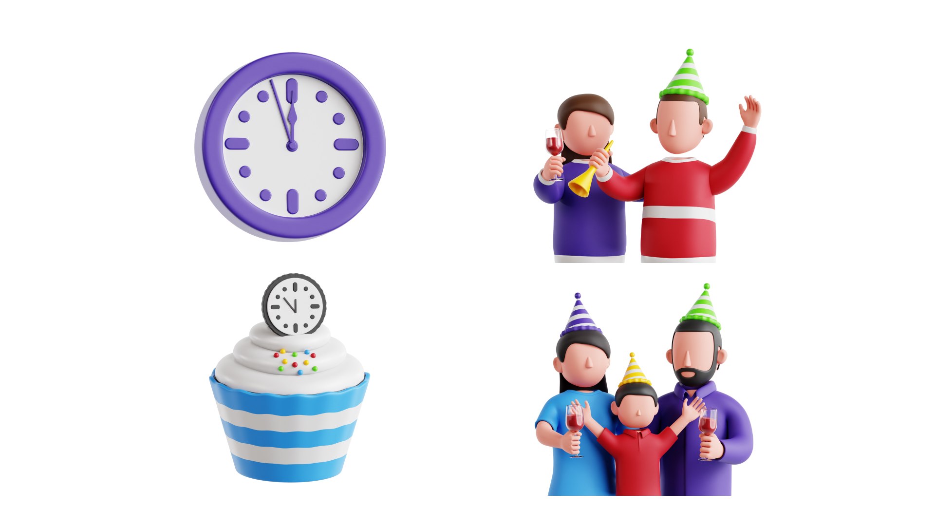New Years Day 3D Icon Set 3D https://p.turbosquid.com/ts-thumb/Gh/fO1HSF/6J/shot3/jpg/1702422658/1920x1080/fit_q87/4ae09d111415a938a3d76795442d53a2d4264927/shot3.jpg