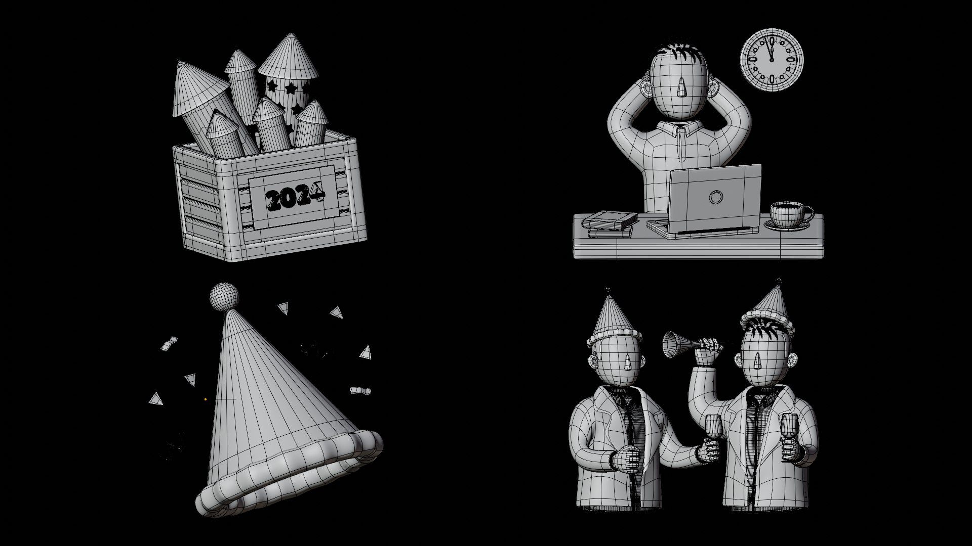 New Years Day 3D Icon Set 3D https://p.turbosquid.com/ts-thumb/Gh/fO1HSF/9N/wire4/png/1702437322/1920x1080/fit_q87/6586128d584b3ddb1edce1529acf54f11be2df01/wire4.jpg