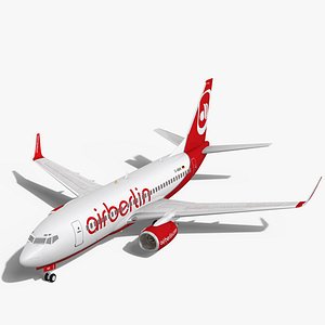 airberlin boeing 737-700w 3d max
