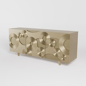 Accent Cabinet Credenza 3D