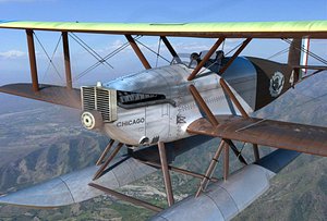 mcdonnell douglas world cruiser 3d model