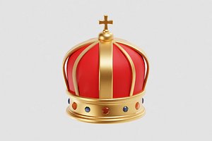 3D King Crown model