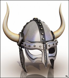 3d model helmet barbarian barbar