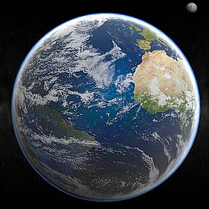 Earth HD & Moon, Tierra HD y la Luna