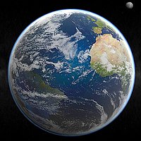 Earth HD & Moon, Tierra HD y la Luna