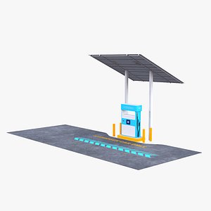 3D Hydroge Fuel Station model