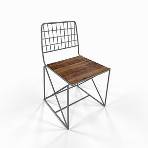 Metal kitchen chair
