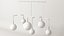 Pendant Lamp 6 White Spheres