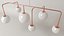 Pendant Lamp 6 White Spheres