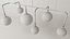 Pendant Lamp 6 White Spheres