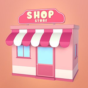 Cartoon Building 3D model