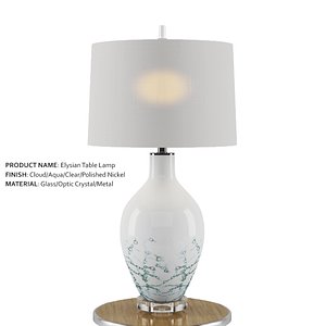 elysian table lamp 3D model