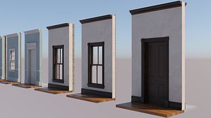 Historic Wood Windows and Doors model