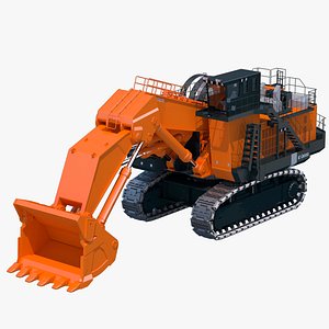 3D Excavator Hitachi EX8000 model