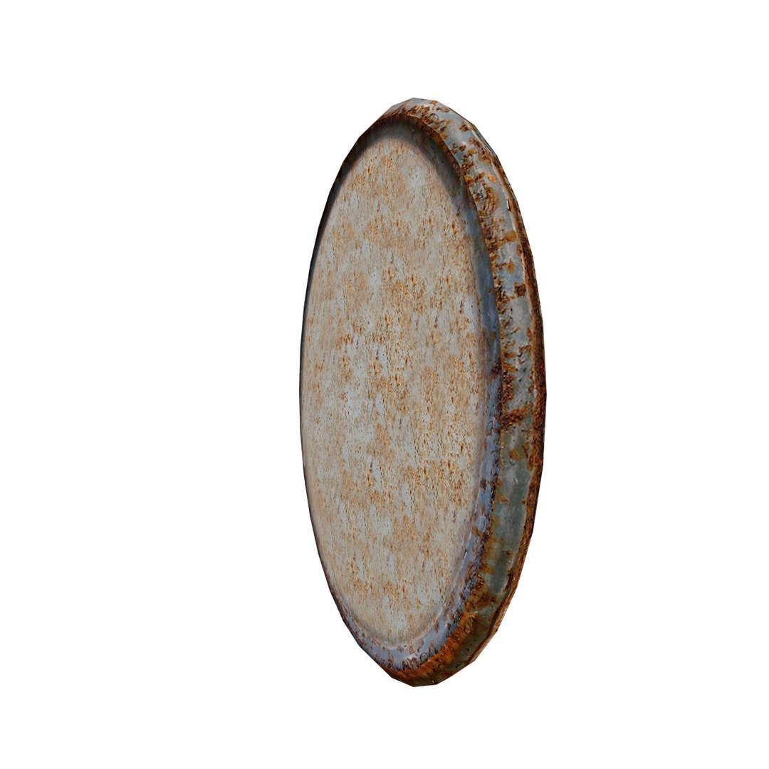 3D Rusty Old Clock - TurboSquid 1539121