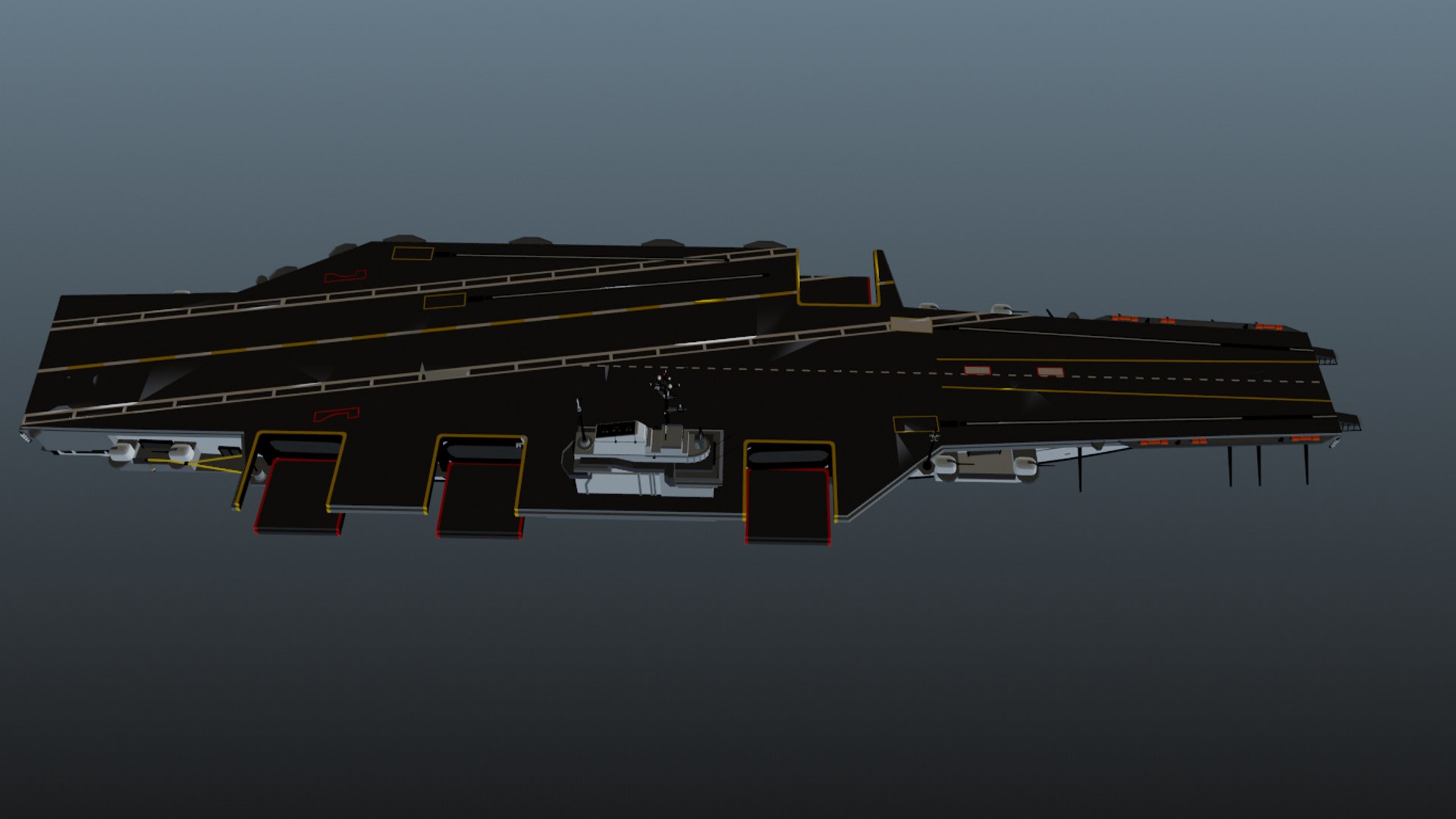 Aircraft Carrier TP7 3D Model - TurboSquid 1792539