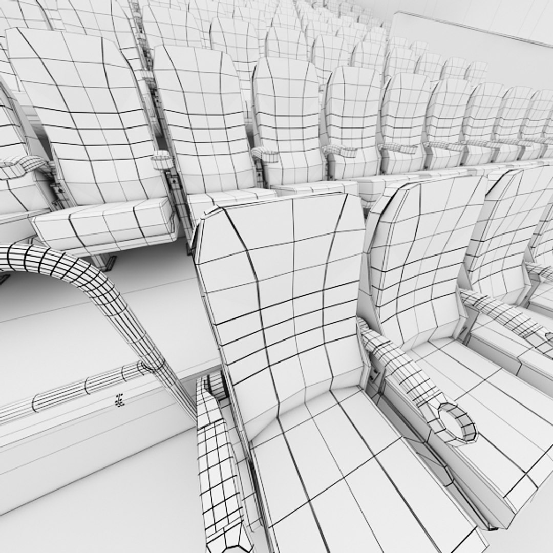 3d Model Imax Interior Scene