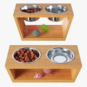3D Feeder for cats and dogs