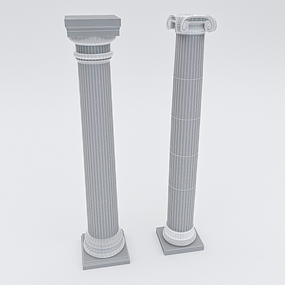 Classical Columns Model - TurboSquid 1417498