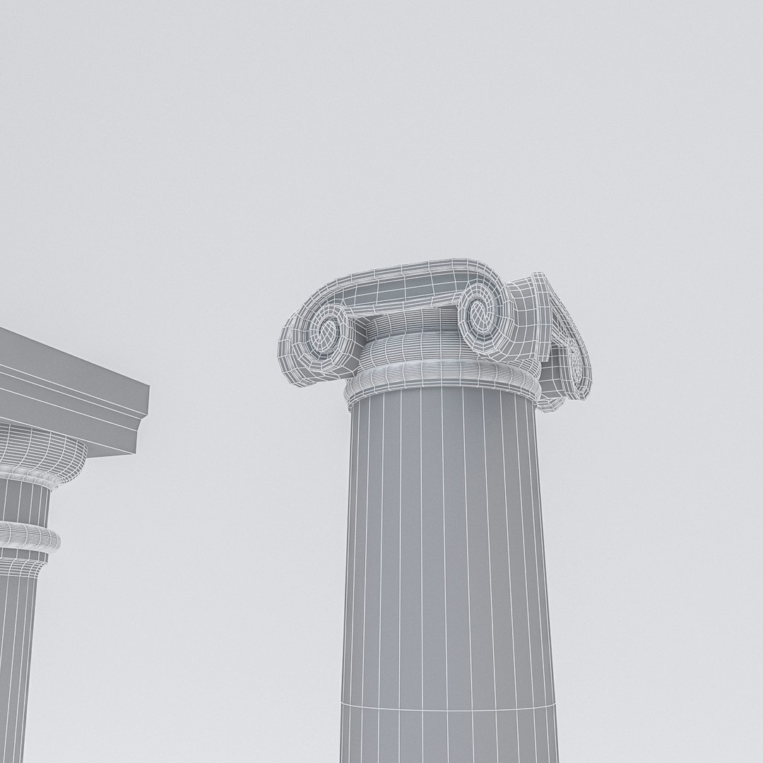 Classical Columns Model - TurboSquid 1417498