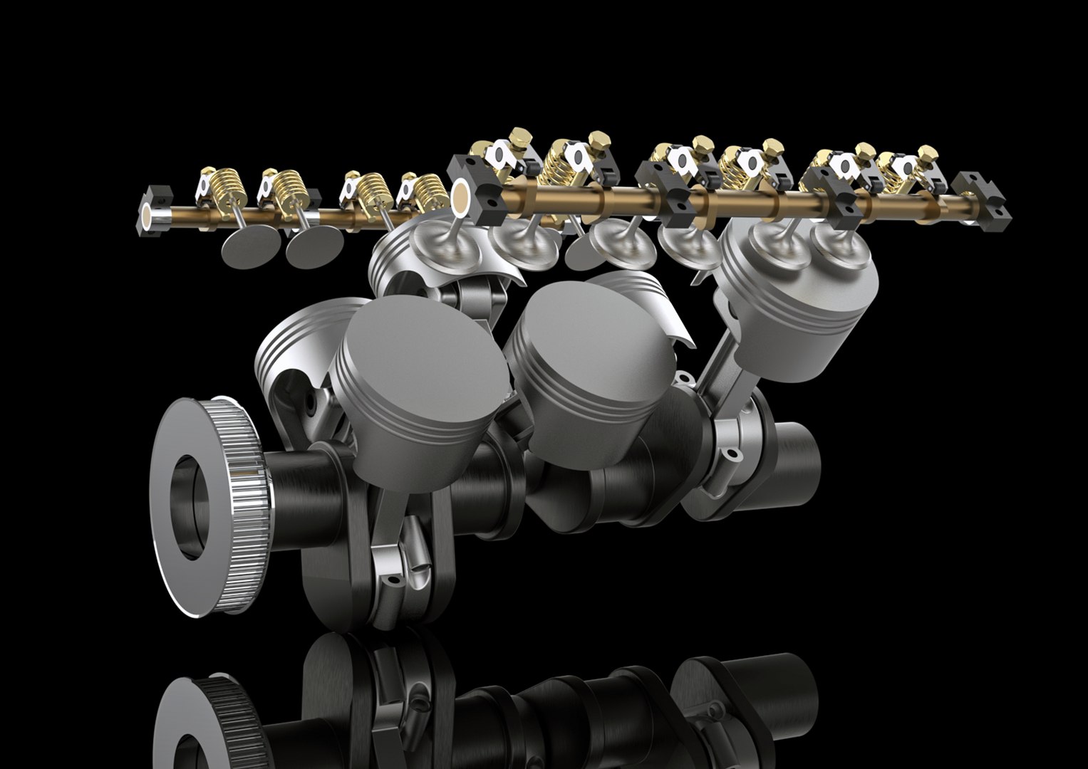 V6 Engine 3D - TurboSquid 1815028