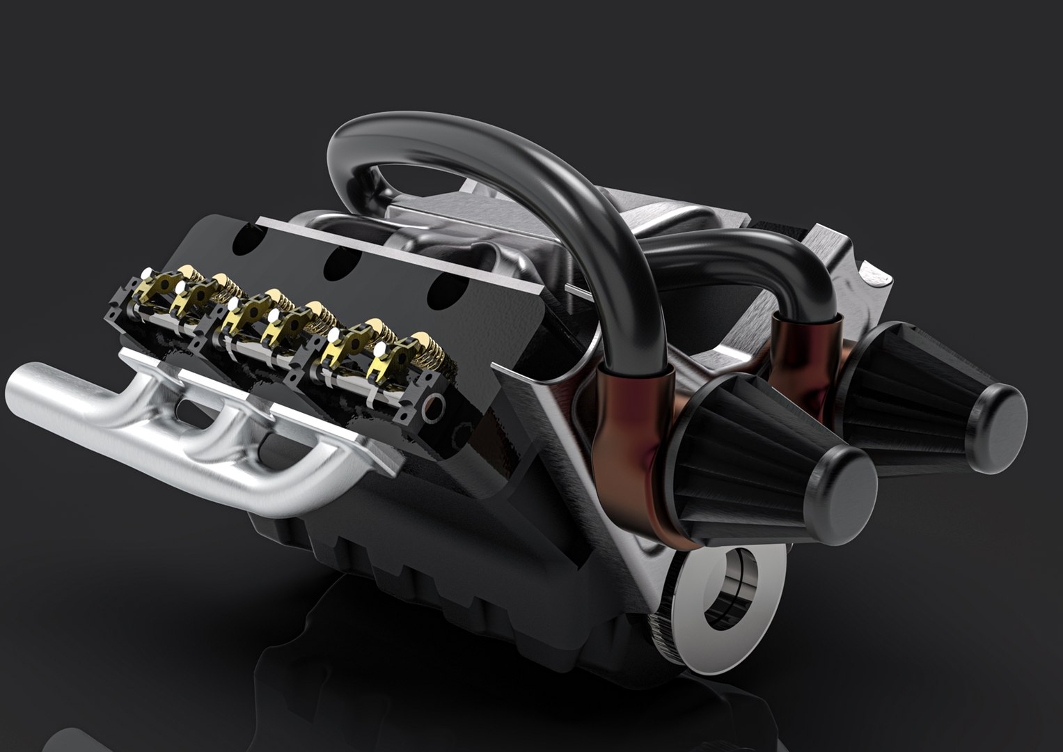 V6 Engine 3D - TurboSquid 1815028