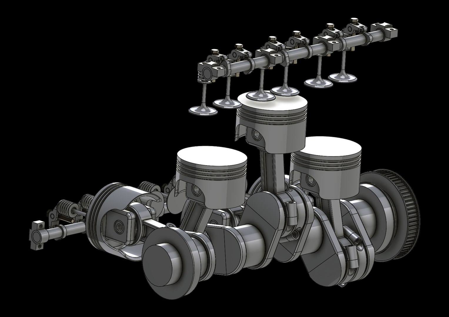 V6 Engine 3D - TurboSquid 1815028