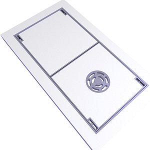 Manhole Cover Telephone Cable 16 3D model