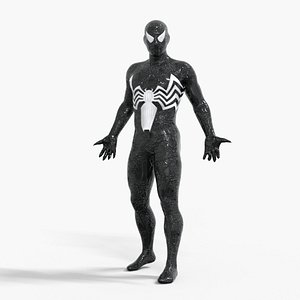 SYMBIOTE Venom Rigged Animated Low-poly 3D model