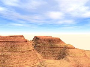 terrains 3d model