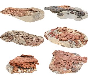Oman Rock Terrain Pack 3D model