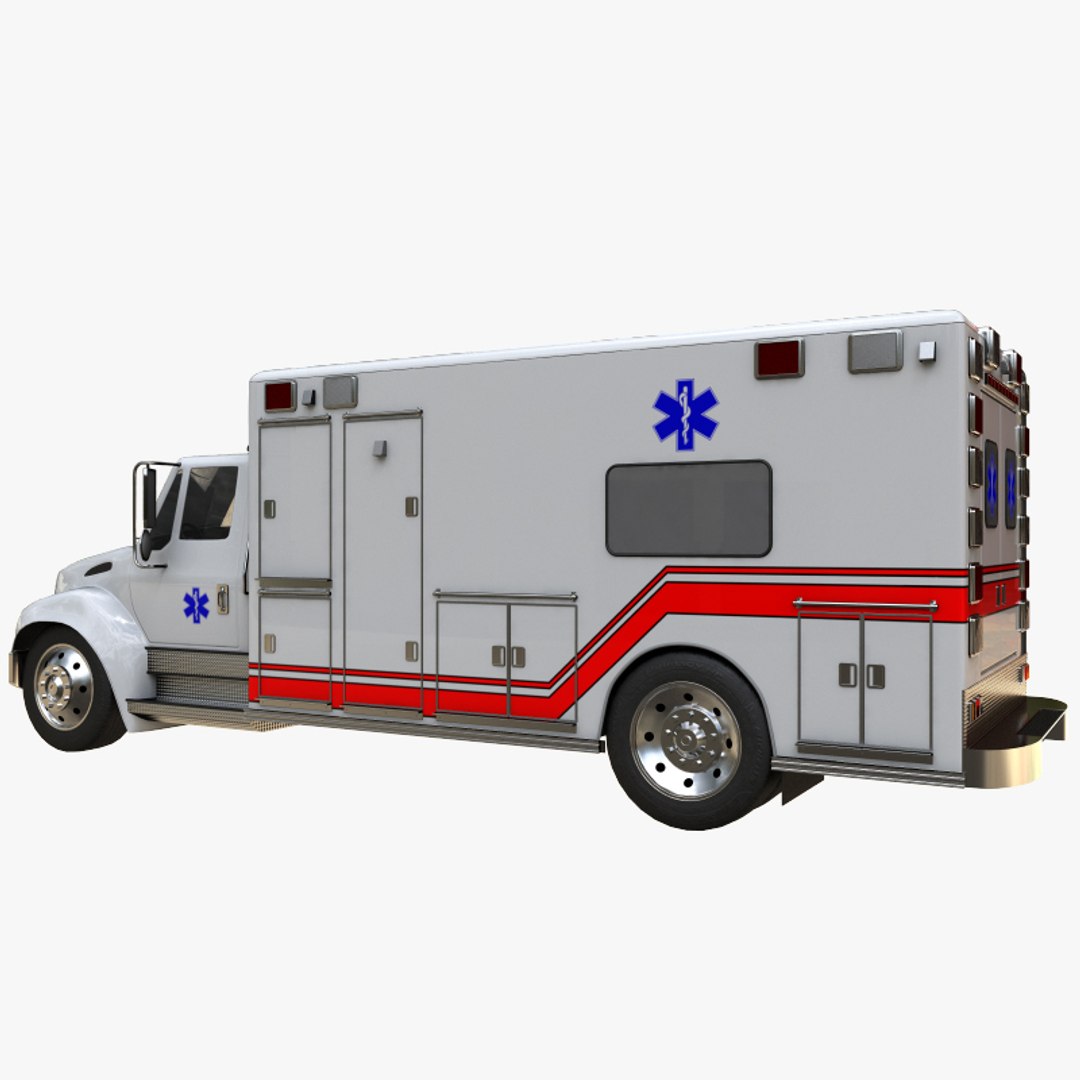 3D Ambulance - TurboSquid 999482