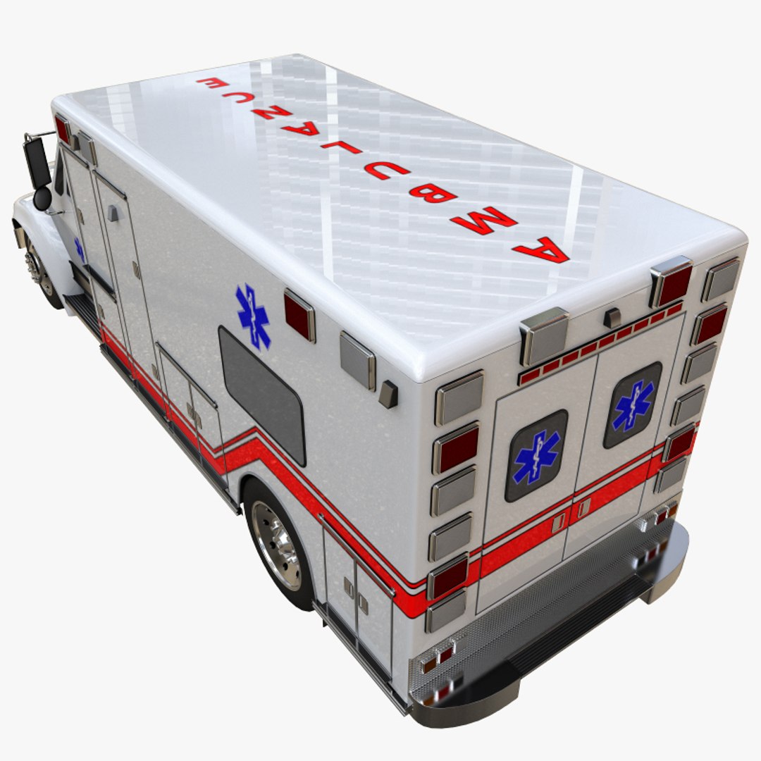 3D Ambulance - TurboSquid 999482