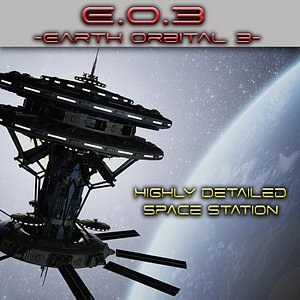 orbital station 3 3d model