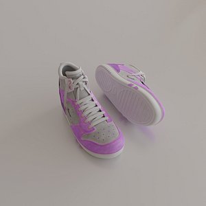 3D High Top Sneakers