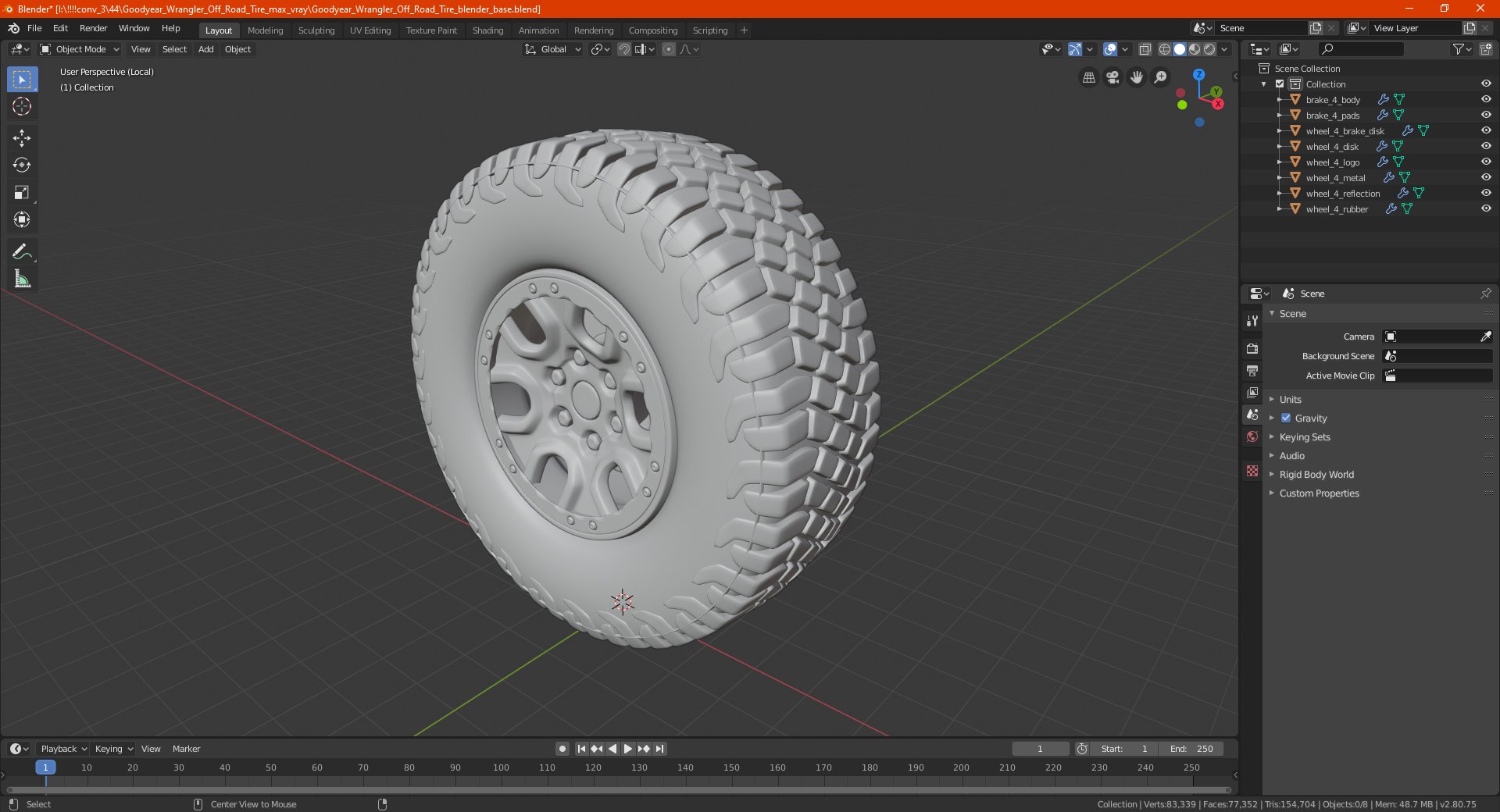 3D Goodyear Wrangler Off Road Tire model https://p.turbosquid.com/ts-thumb/Gi/o4HUS8/5O/goodyearwrangleroffroadtirevray3dmodel023/jpg/1629401413/1920x1080/fit_q87/819843f71adb902ab652de18c4b8ca06af560f6d/goodyearwrangleroffroadtirevray3dmodel023.jpg