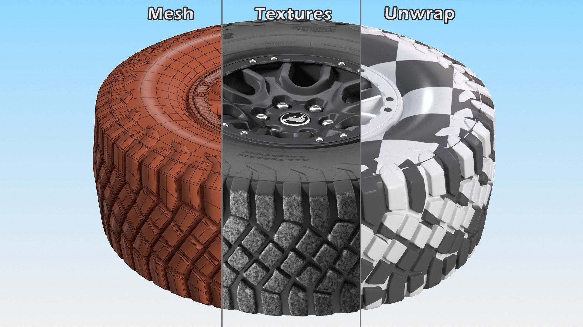 3D Goodyear Wrangler Off Road Tire model https://p.turbosquid.com/ts-thumb/Gi/o4HUS8/hm/goodyearwrangleroffroadtirevray3dmodel015/jpg/1629401388/1920x1080/fit_q87/3c7963e63f46556dd38fbb2e6fb5e9cc5f3713ba/goodyearwrangleroffroadtirevray3dmodel015.jpg