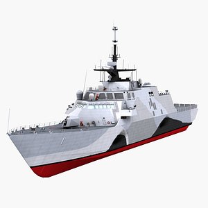 uss freedom ship littoral combat 3d 3ds