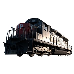 emd sd40m-2 3D model