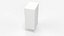 furniture chest of drawers five fluted design white