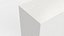 furniture chest of drawers five fluted design white
