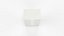 furniture chest of drawers five fluted design white